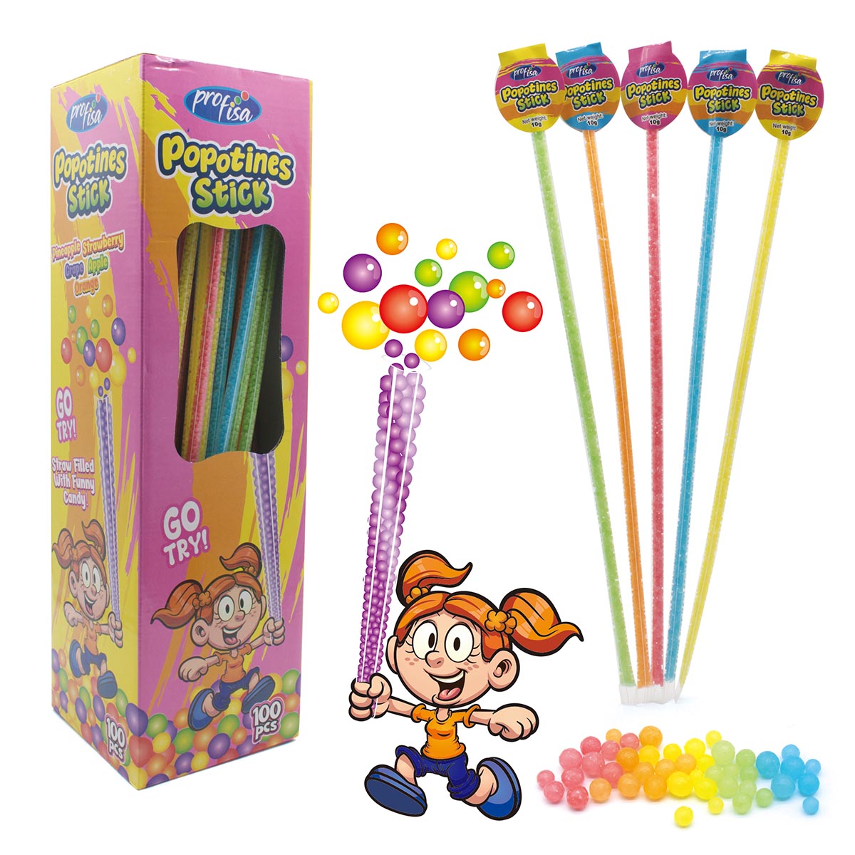 Dragee "Popotines Stick" 10 gr