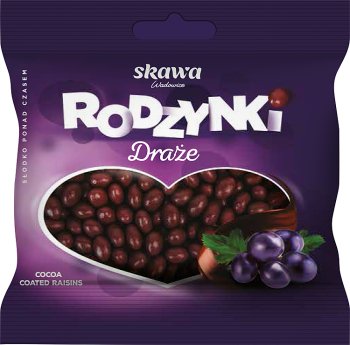 Chocolate-covered raisins 70 gr
