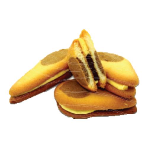 Biscuit cookies with chocolate and vanilla filling "Kometki" 1 kg