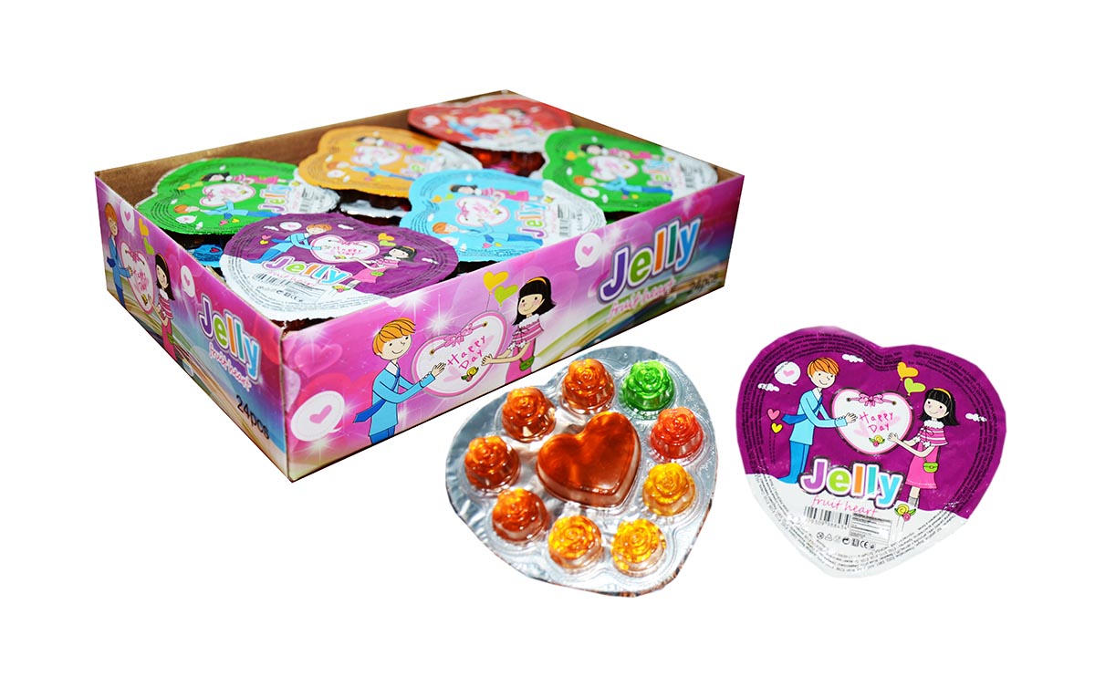 Jelly candies "Jelly Fruit Heart" 35 gr