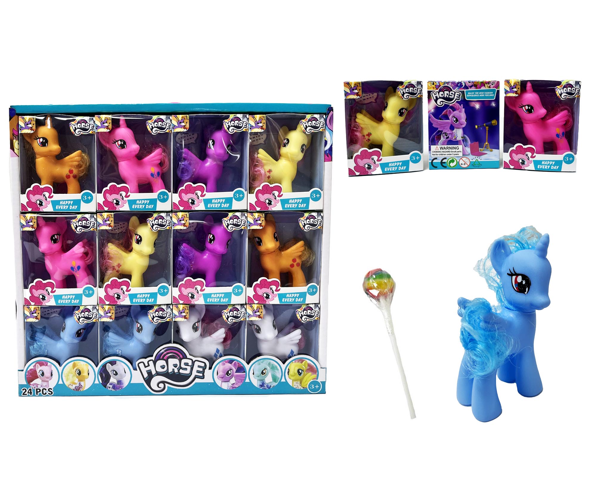 Horse Littl rotaļlieta+Lollipop 12g/24gb