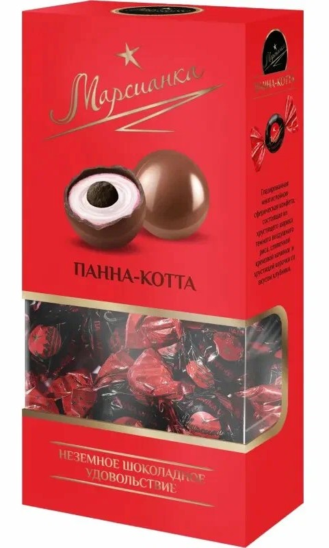 Chocolate candies "Martianka - Panna Cotta" 180 gr