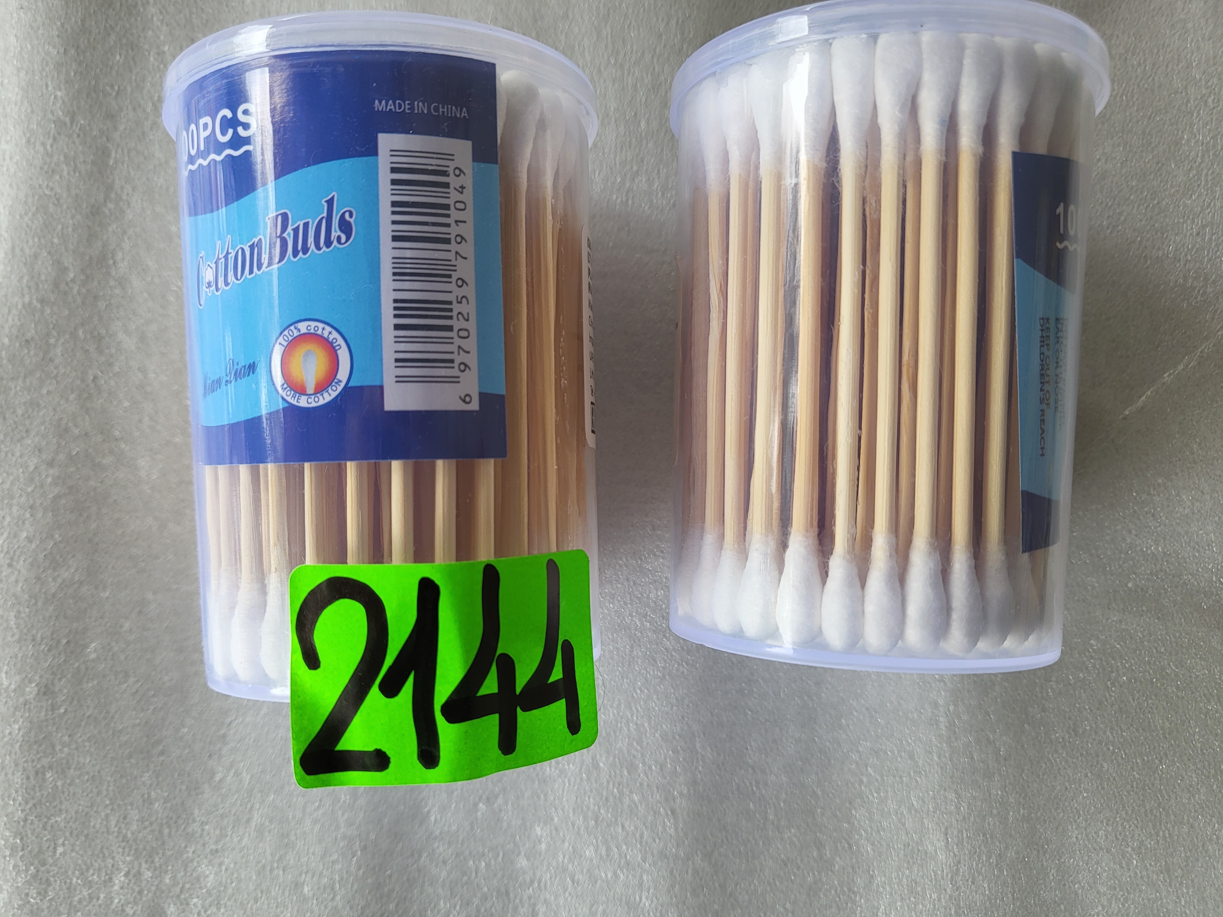 Ausu kociņi Cotton Buds 100gb/12 S