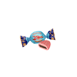 Caramel candies "Priklyuchenija rachkov" with nut filling 1 kg