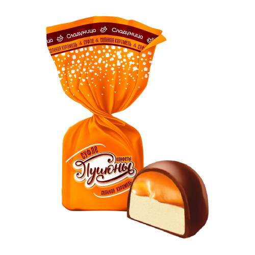 Candies "Puchons" filled with salted caramel 1 kg