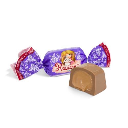 Конфеты "Няшечка" с мягкой карамельной начинкой 1 кг