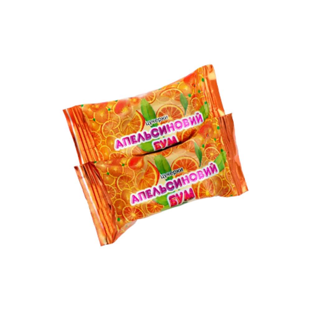 Jelly candies "Apelsinoviy bum" with orange flavor 1 kg