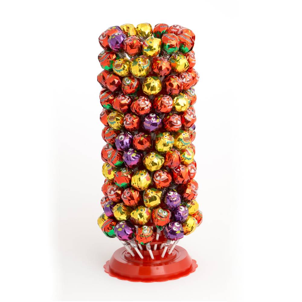 Assorted lollipops "Pyramid" with different fruit flavors 10 gr