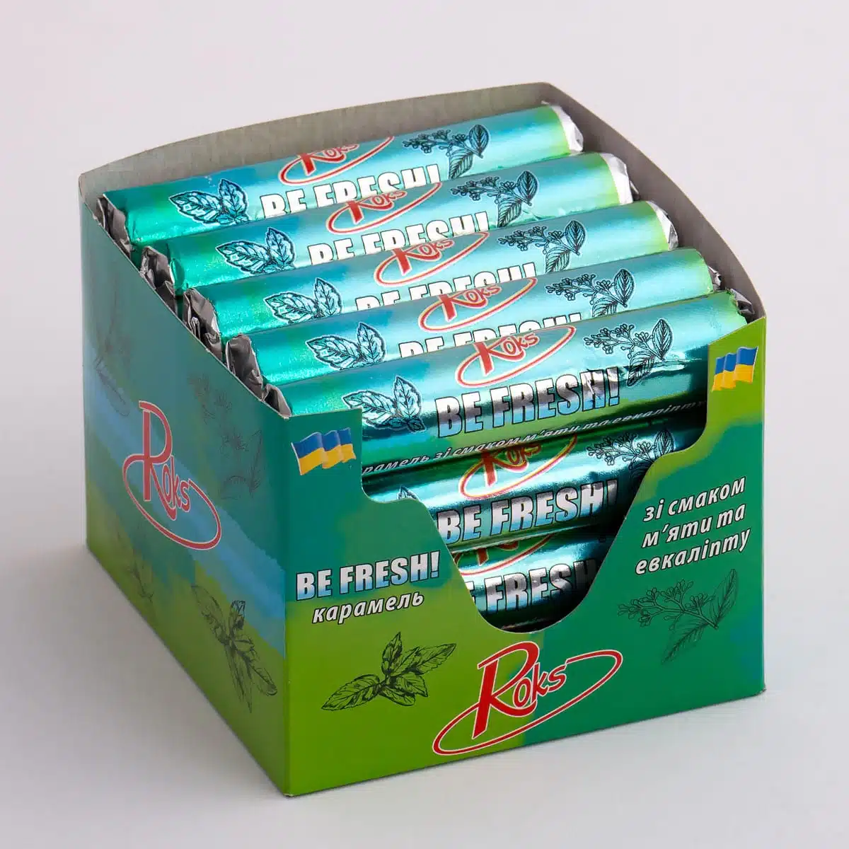 Caramel candies "Be Fresh!" with mint and eucalyptus flavor 30 gr