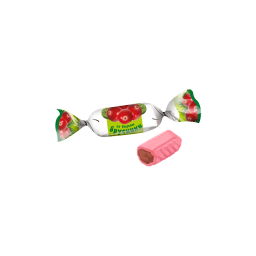 Caramel candy "Yagodnaya Polyana" with lingonberry flavor 1 kg