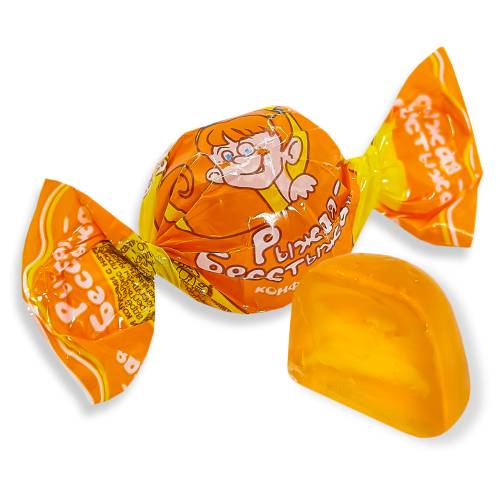 Jelly candies "Ryzshaya-besstyzhaya" with orange flavor 1 kg