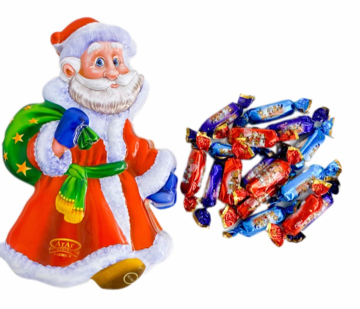 Glazētas konfektes "Ziemassvētku vecītis" 150 gr