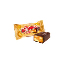 Chocolate candy "Vspishka" with soft caramel and cookie pieces 1 kg