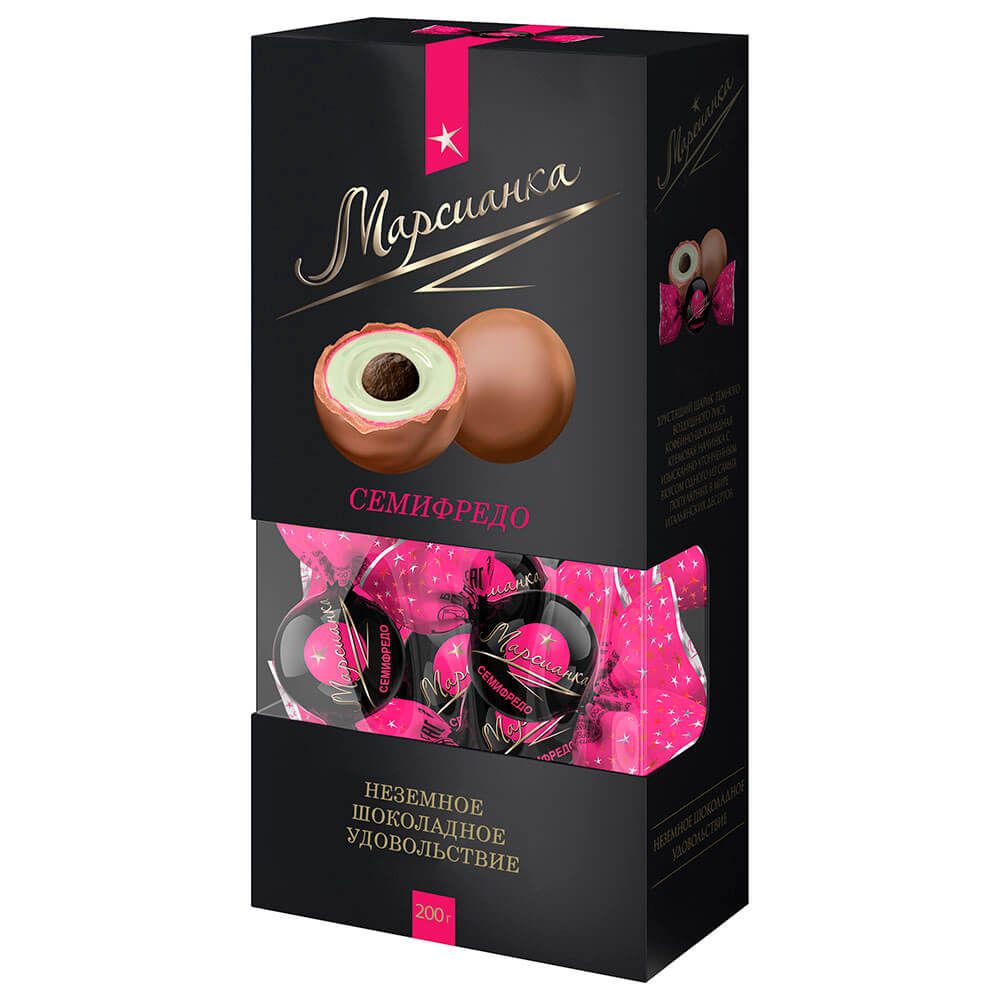 Šokolādes konfektes "Martianka - Semifreddo" 180 gr