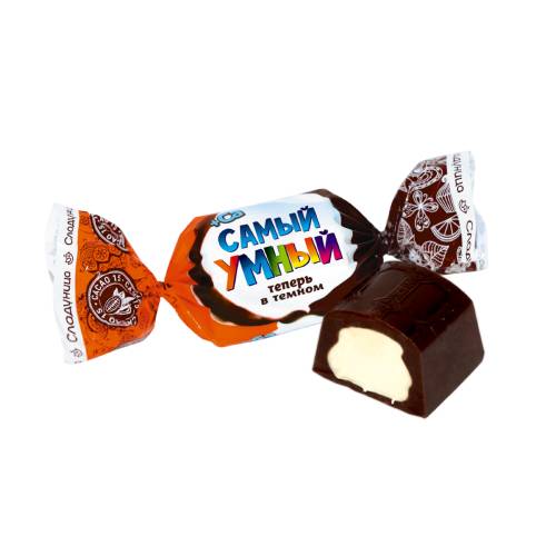 Конфеты "Самый умный" с молочной начинкой 1 кг