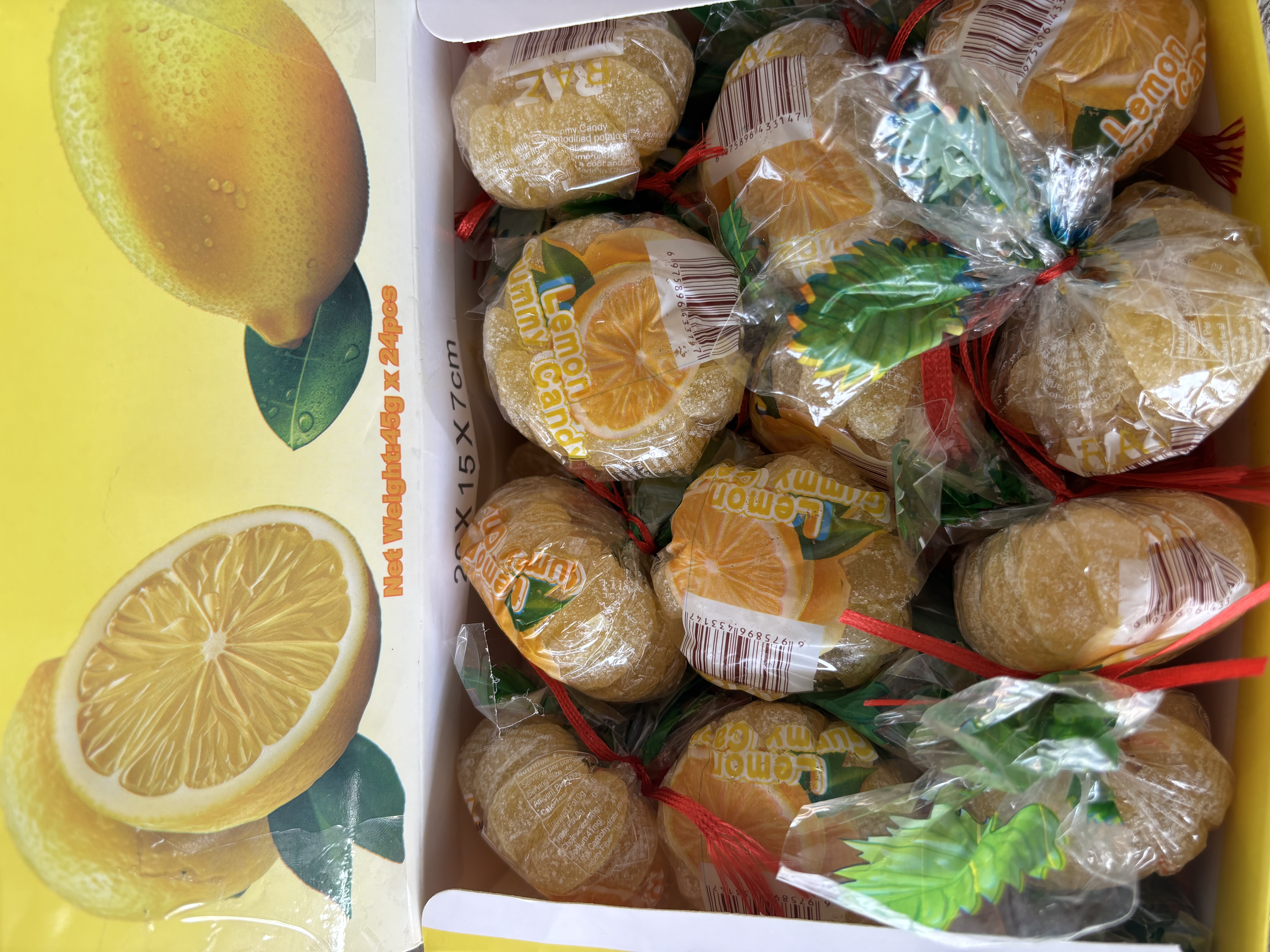 K-Raz-Citrons košļ.konf.45g/24gb/16-CN