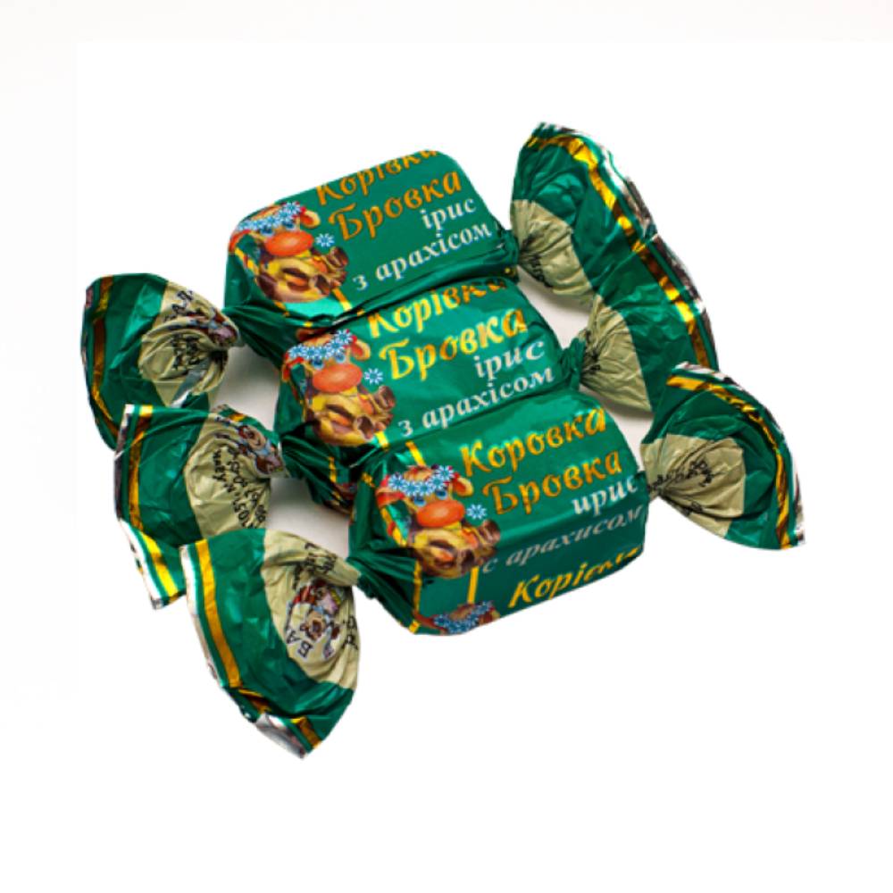 Candy "Korovka-Brovka" with toffee and peanuts 1 kg