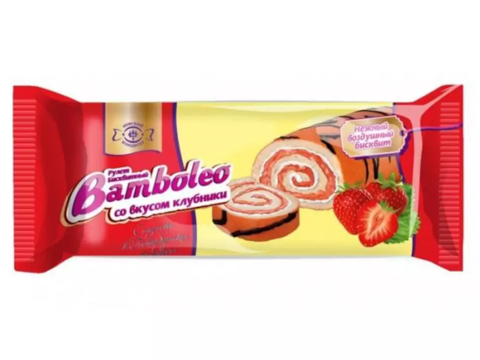 Zemeņu rulete "Bamboleo" 145 gr