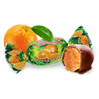 Šokolādes konfektes ar apelsīnu garšu 3 kg