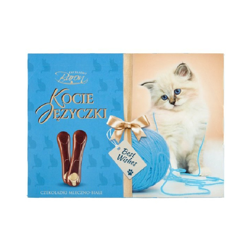Milk chocolate "Kocie Języczki" 100 gr