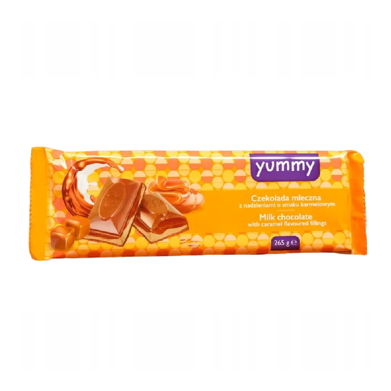 Milk chocolate "Yummy Caramel" 265 gr