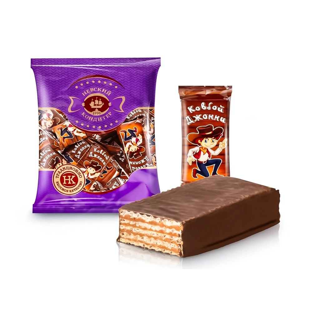 Vafeļu konfektes "Kovbojs" 500 gr
