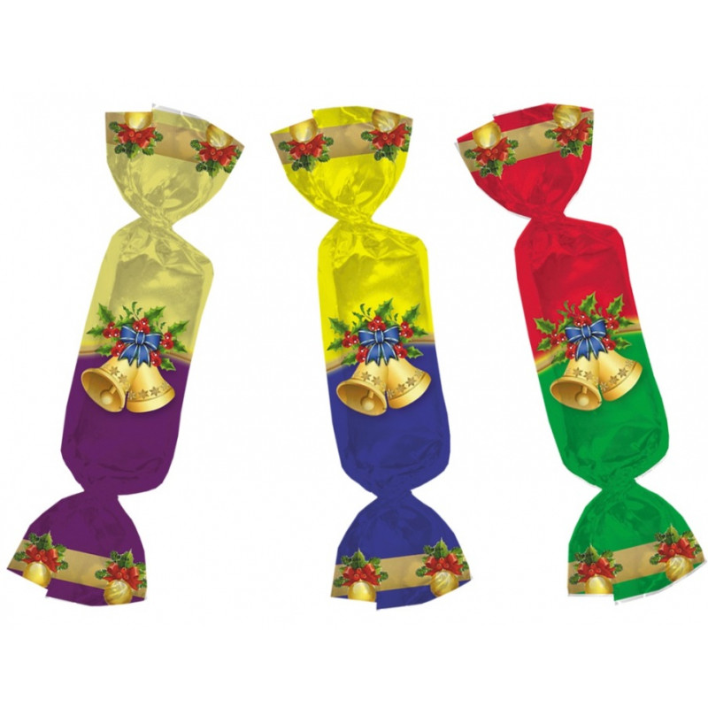 Ar kakao glazūru pārklātas konfektes "Ziemassvētku maisījums" 1 kg