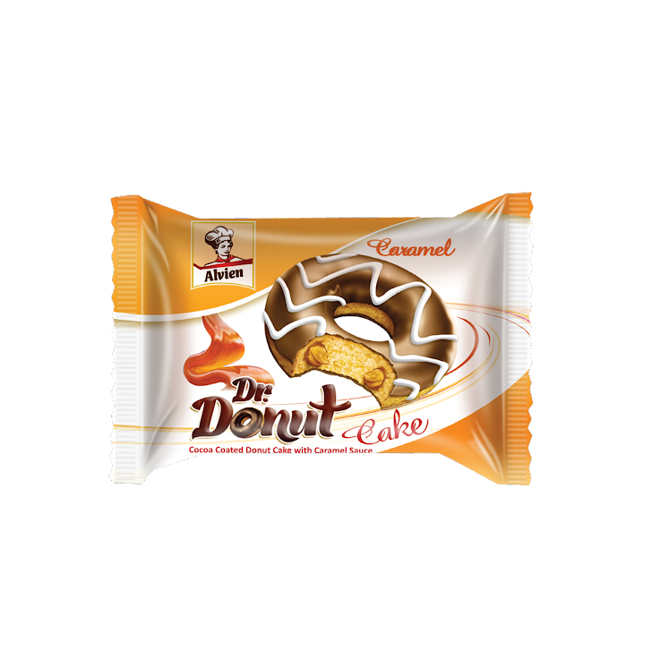 Donut cake with caramel cream 50 gr