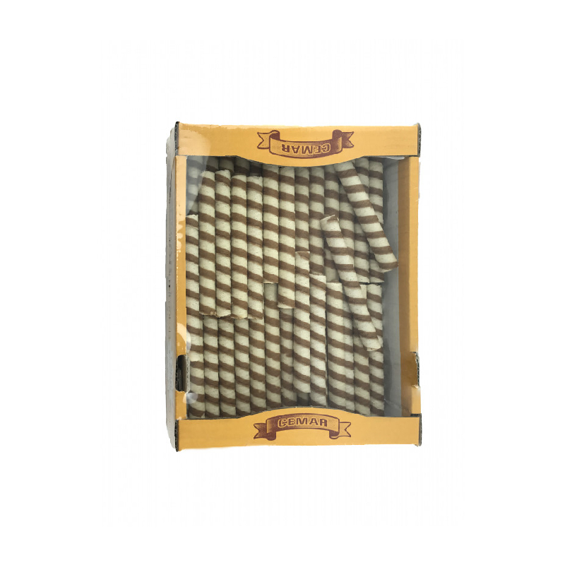 Waffer tubes with vanilla filling "Cemar" 2500 gr