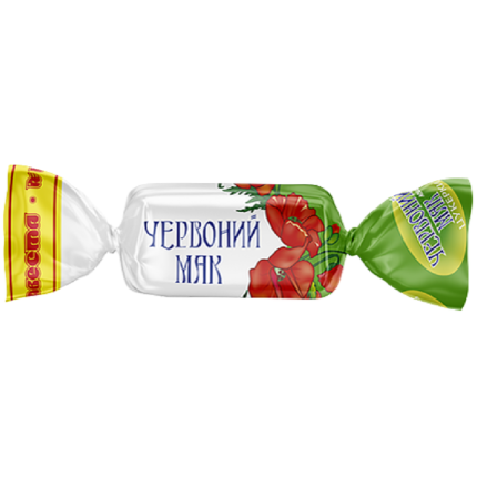 Chocolate candies with poppies 1 kg