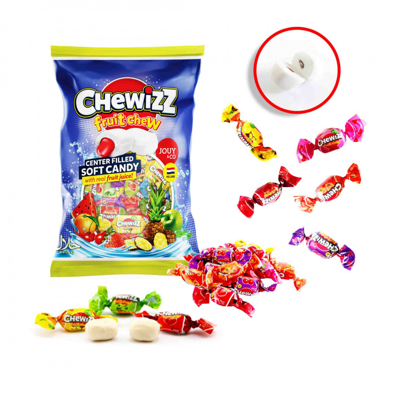 Košļājamās konfektes "CHEWIZZ FRUIT" 1 kg