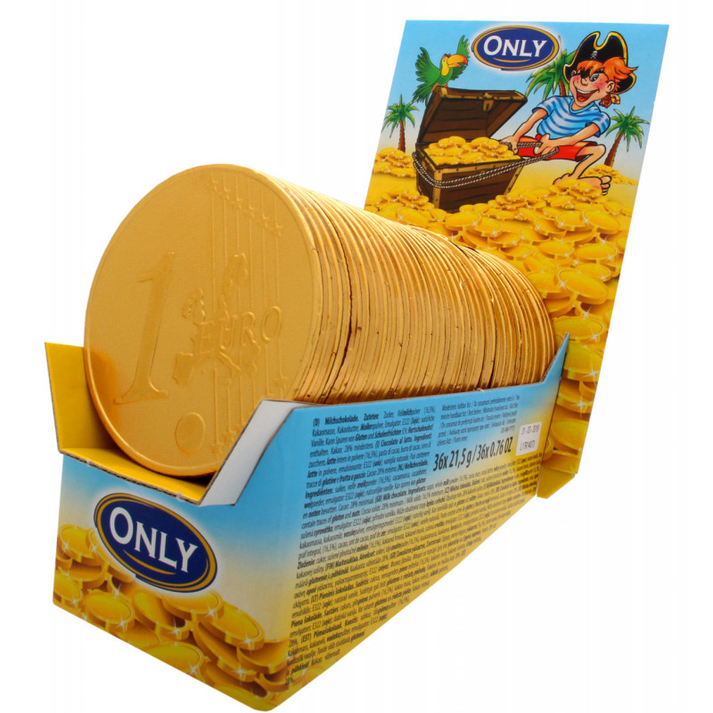 Chocolates GOLD EURO COINS 21,5g