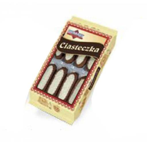 Chocolate cookies "Ekskluzywne" with coconut cream 220 gr