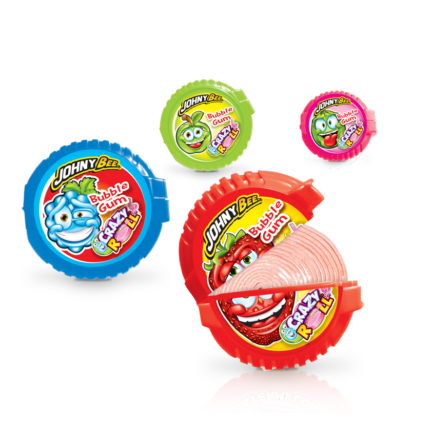 Жевательная резинка "Crazy Roll" 15 гр