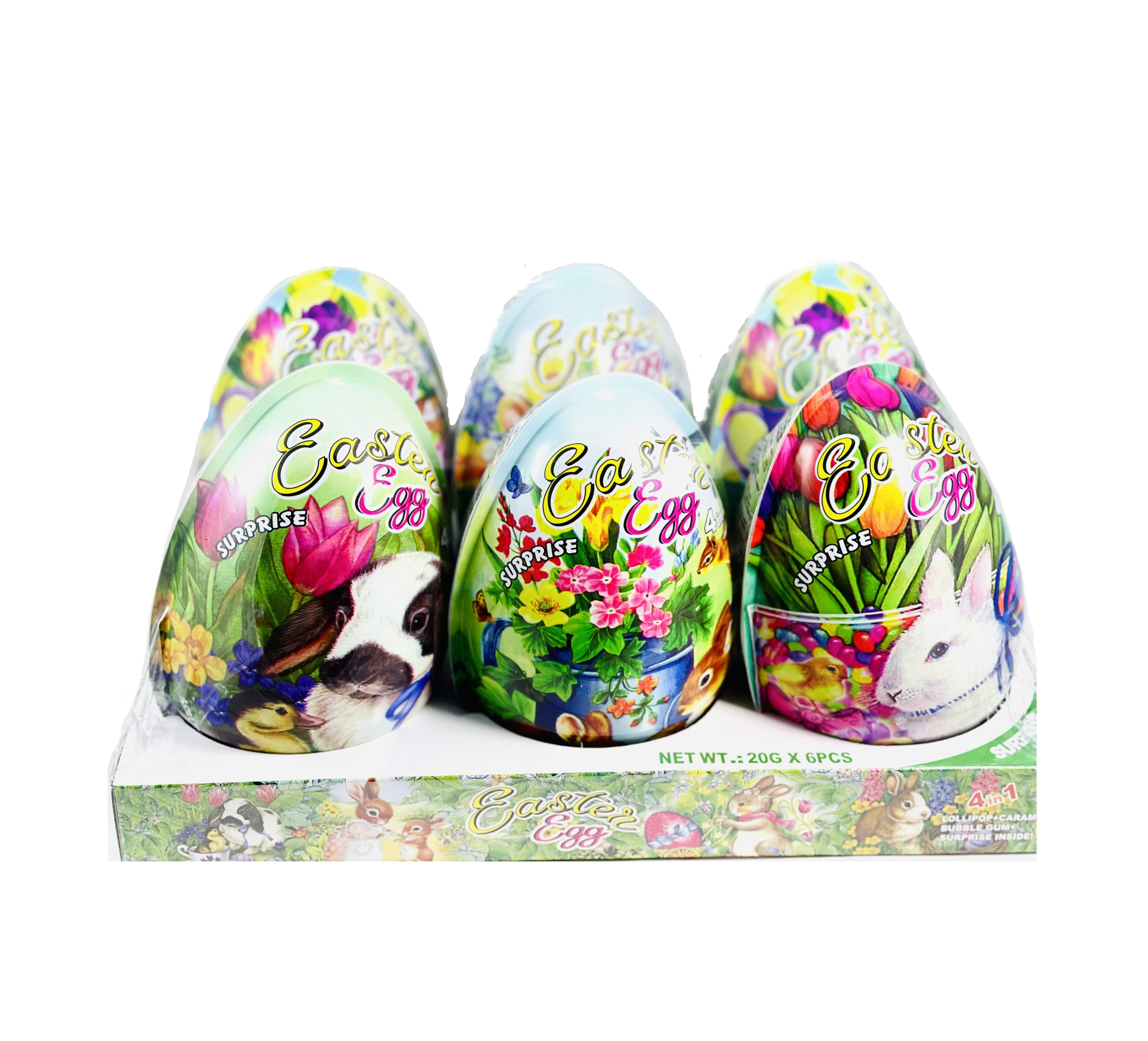 Egg with toys "Easter bunny XXL" 20 gr