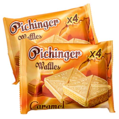 Wafers "Pichinger" with caramel flavor (packed) 70 gr