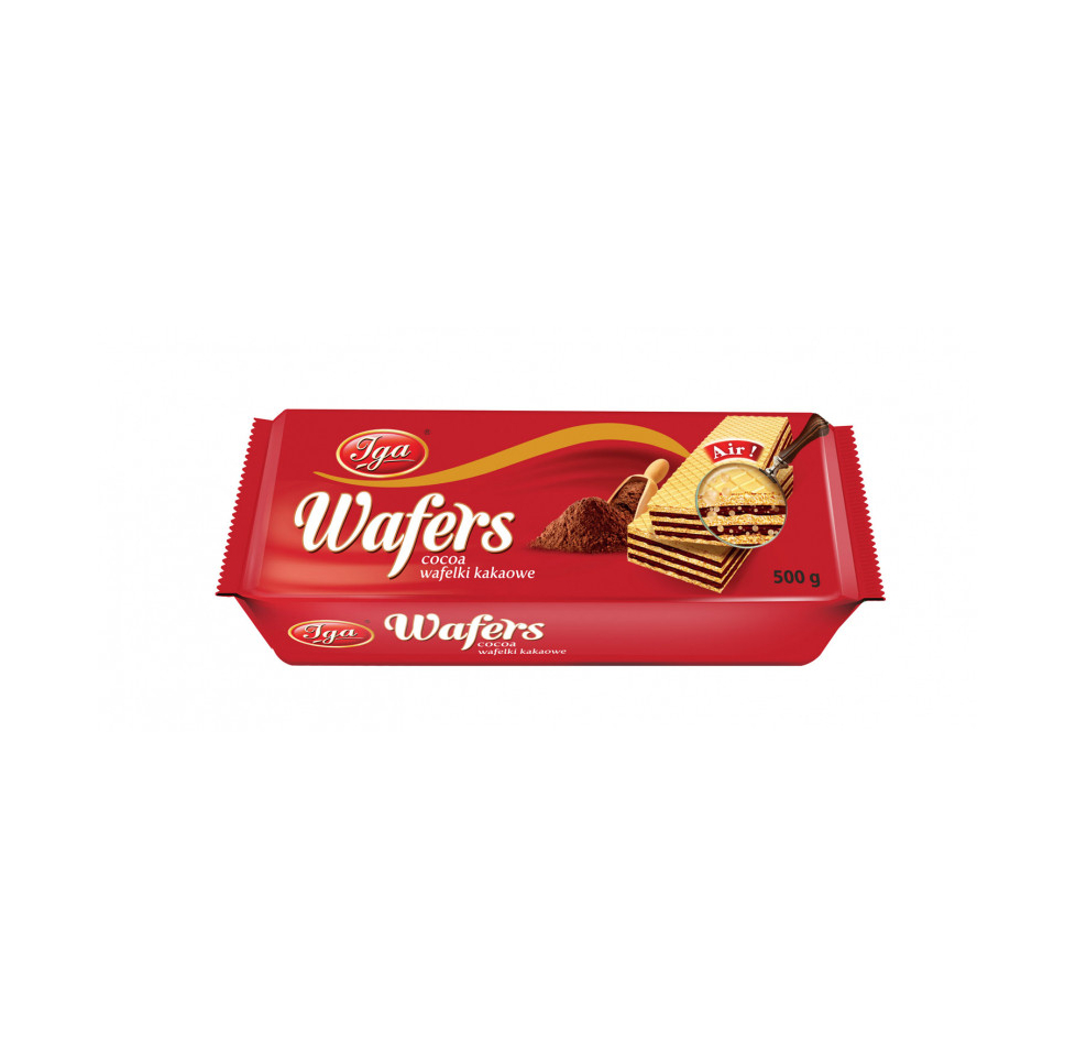 Cocoa wafers "Iga" 500 gr