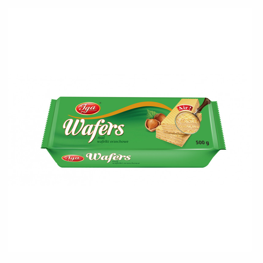 Nut wafers "Iga" 500 gr