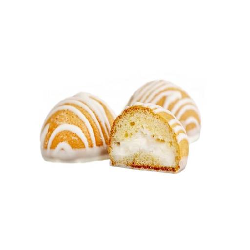 Biscuit cookies "Kupyshki" in white glaze 1 kg