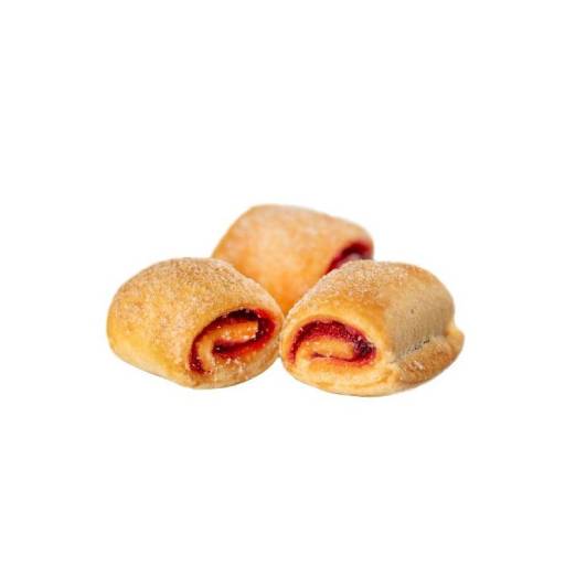 Puff pastry cookies with cherry flavor 1 kg