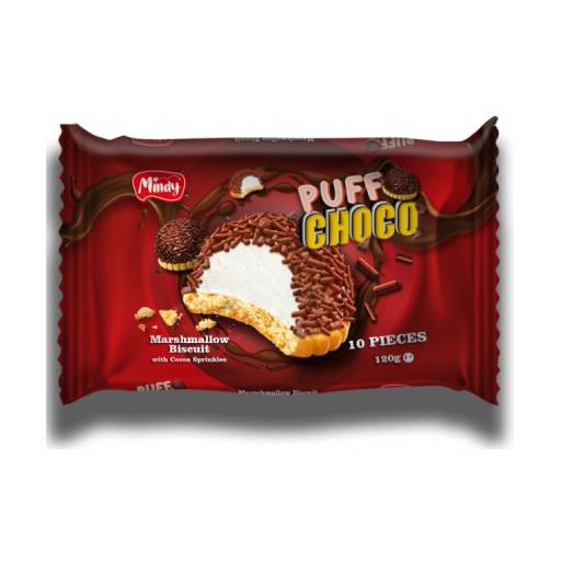 Marshmallow dessert "Puff" with chocolate 180 gr
