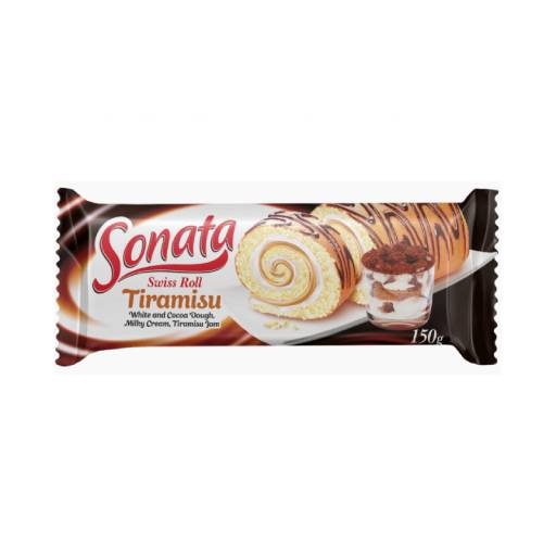 Sponge roll "Sonata" with tiramisu flavor 150 gr