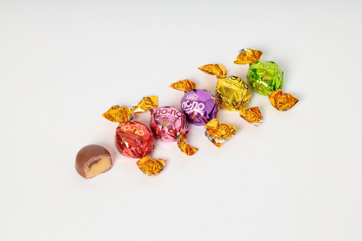 Glazētas Po-Po konfektes 1 kg