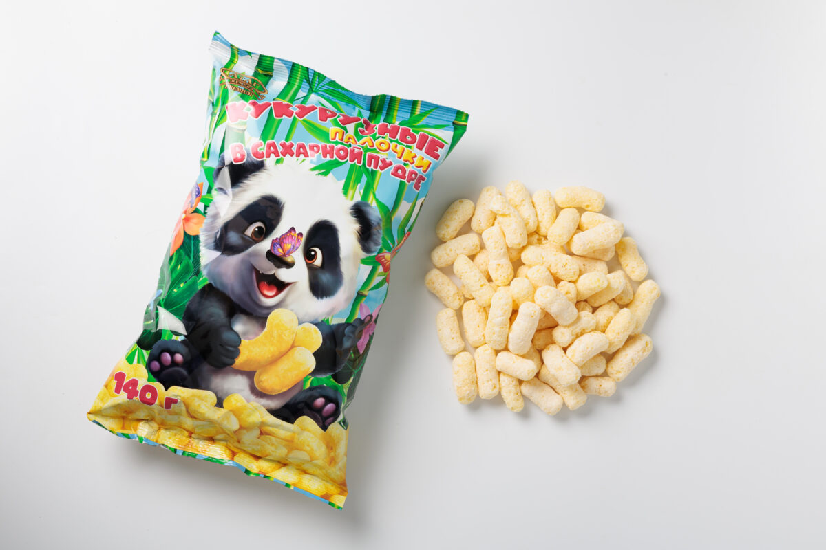 Kukurūzas standziņas cukurpulverī 140 gr