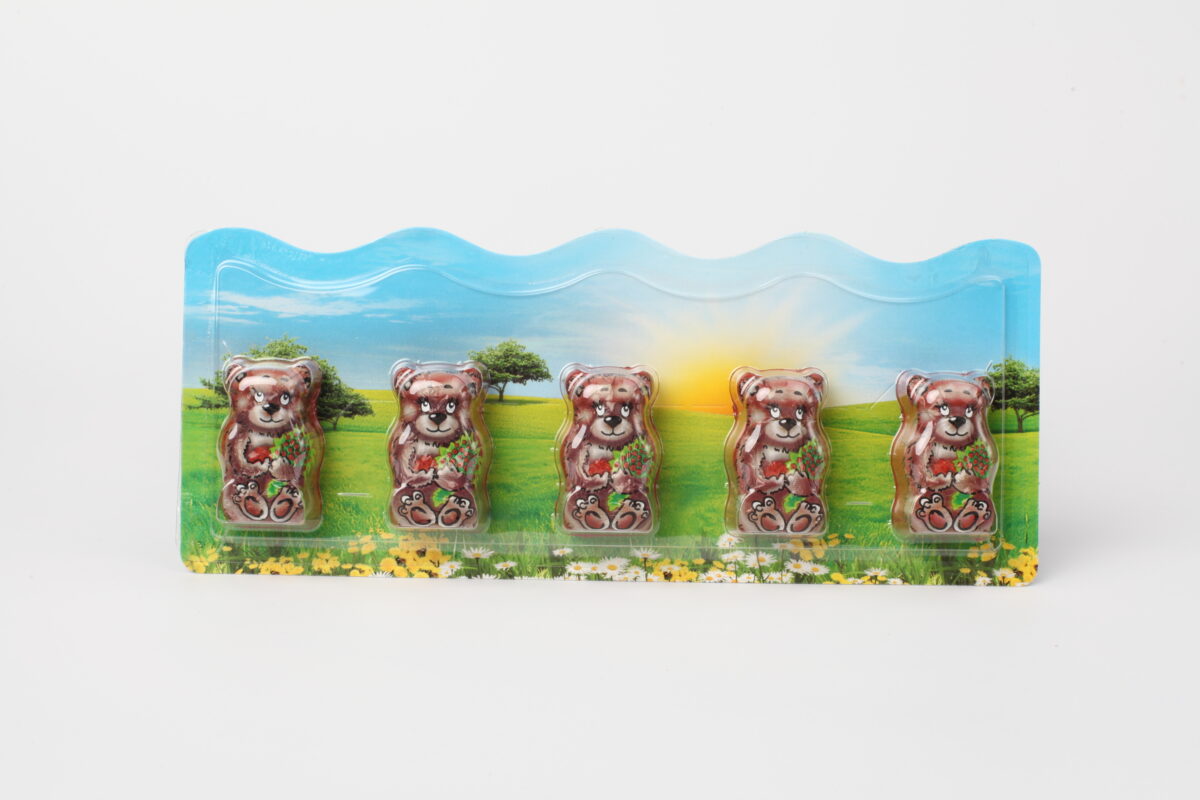 Glazētas konfektes "Medus un aveņu mīļotājs" 55 gr