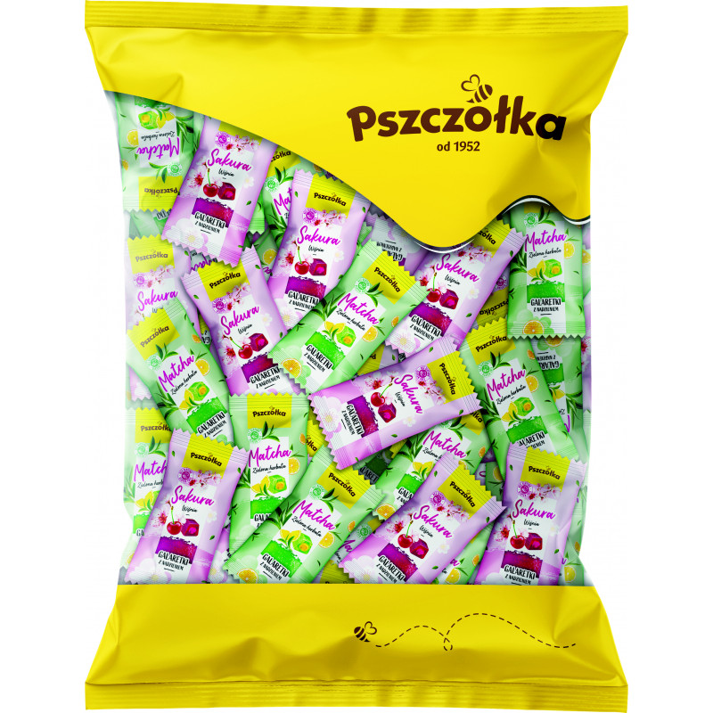 Želejas konfektes "SAKURA UN MATCHA" 1 kg