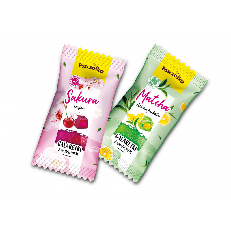 Želejas konfektes "SAKURA UN MATCHA" 1 kg