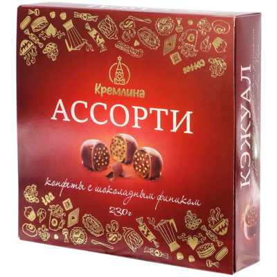 Šokolādes konfektes asorti 230 gr