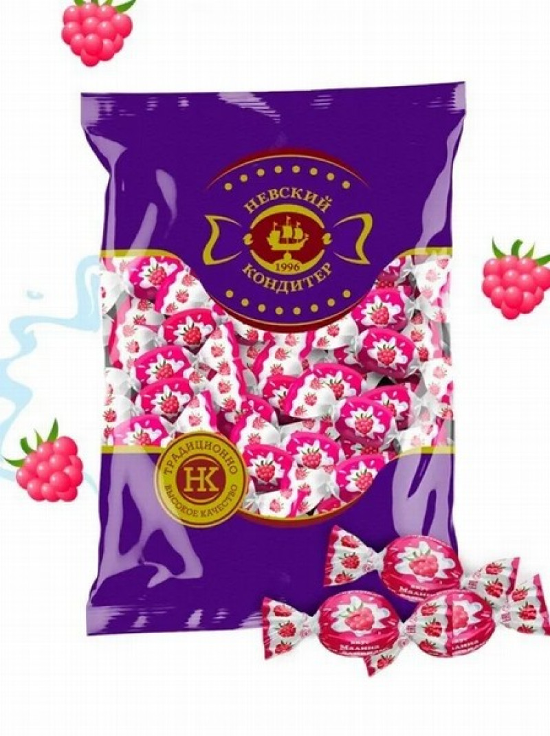 Karameļu konfektes "Avenes ar krējumu" 1 kg