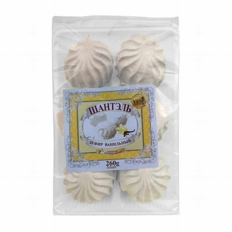 Zefīrs "Chantelle" Vaniļa 260 gr